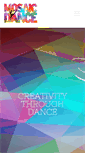 Mobile Screenshot of mosaicdance.com